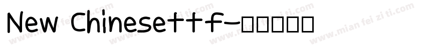 New Chinesettf字体转换